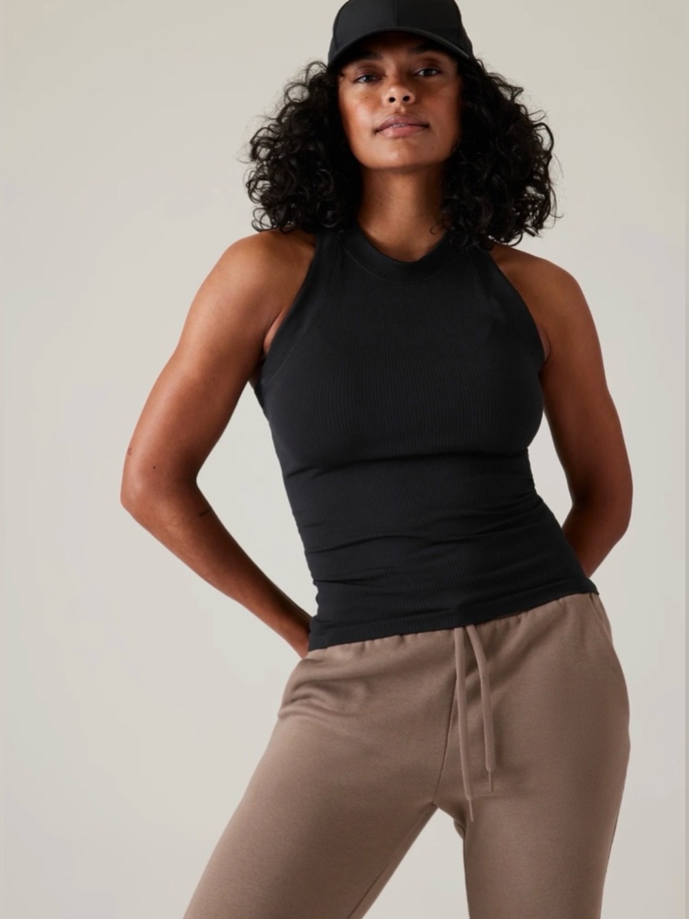 Athleta Renew Seamless Racerback Tank
Black, size Large